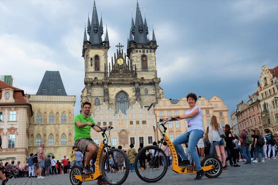 Prague: 2-Hour Old District & Riverside E-Scooter Tour - Starting behind Charles Bridge at Mostecká 4