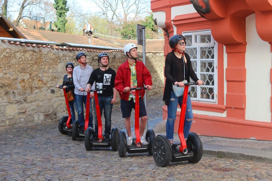 Prague: 4-Hour Segway and Scooter Tour with Lunch and Drinks - Key points at a glance