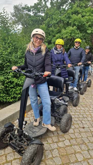 Prague: City Highlights E-Scooter Tour - The Vltava River and the Charles Bridge view