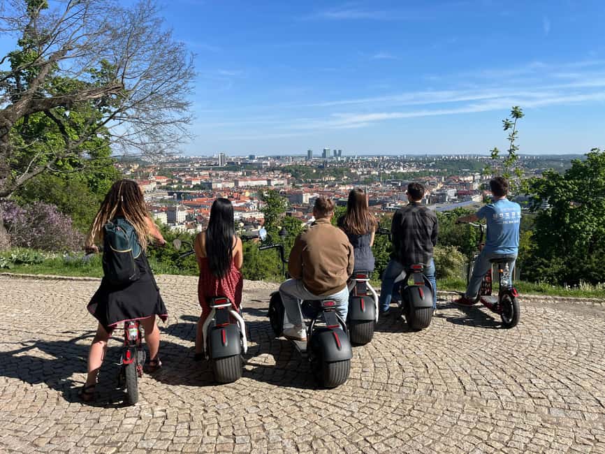 Prague: Combined Segway & E-Scooter City Highlights Tour - Prague Castle and Strahov from a higher viewpoint