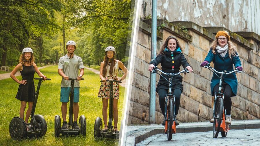 Prague: Combined Segway & E-Scooter City Highlights Tour - Petřín Hill, the Vltava, and the Lesser Town
