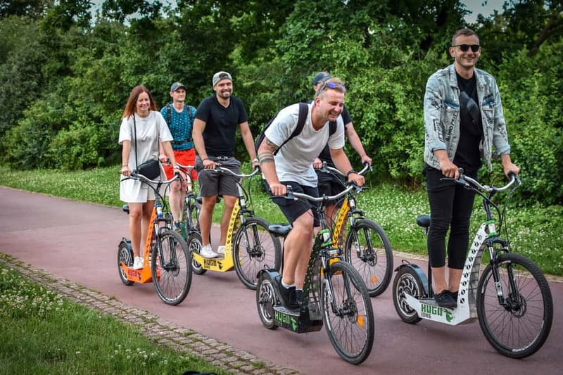 Prague: E-Scooter Grand City & Panoramas Small-Group Tour - Starting near Charles Bridge