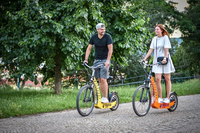 Prague E-Scooter Grand City Tour PRIVATE with PragueWay - Strahov Monastery and the first big viewpoint