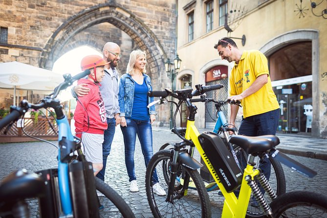 Prague E-Scooter Grand City Tour small-group with PragueWay - A fast start beside Charles Bridge