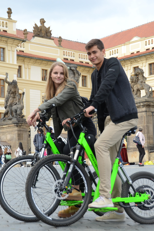 Prague Electric Scooter and eBike Grand Tour - Starting beside the Embassy of Japan
