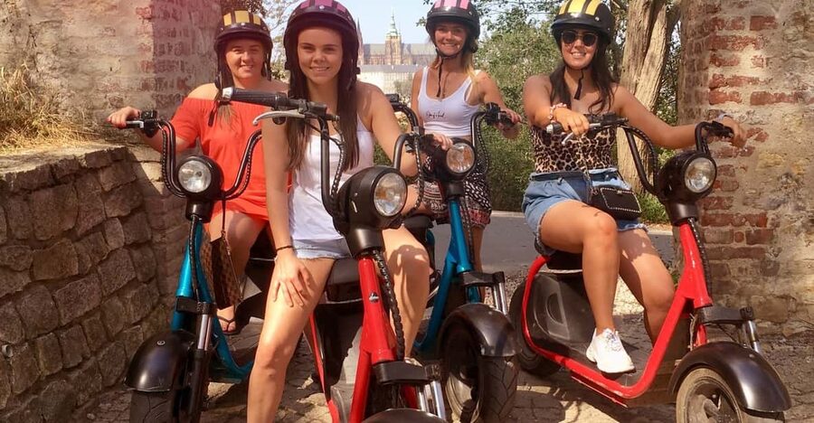 Prague Electric Scooter and eBike Grand Tour - Lennon Wall and Lesser Town