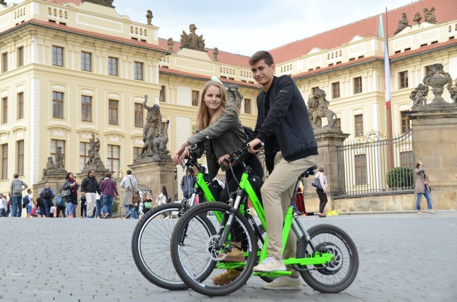 Prague Electric Scooter and eBike Grand Tour - Prague Castle and St. Nicholas Church