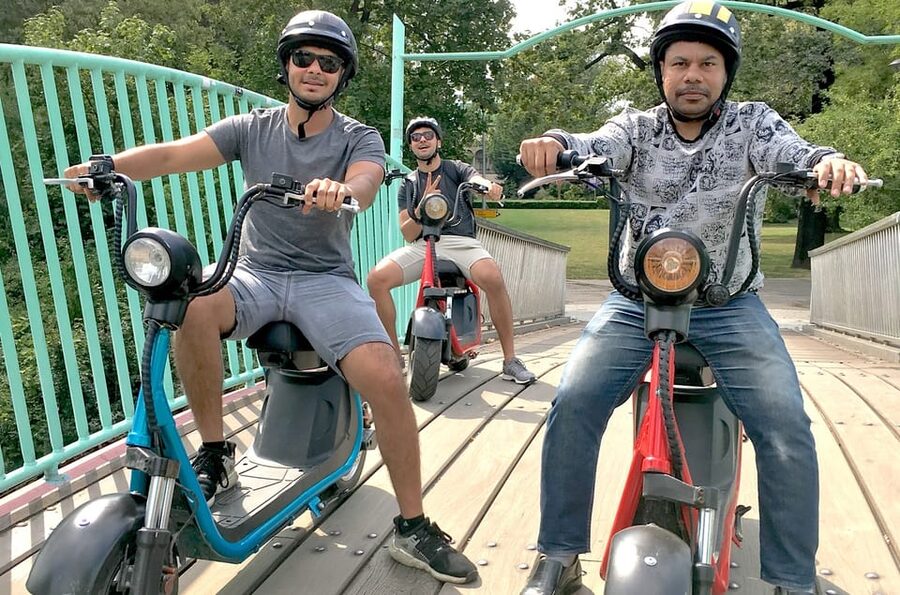 Prague Electric Scooter and eBike Grand Tour - Charles Bridge, the National Theatre, and the Old Town