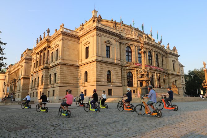 Prague: electric scooter & E-bike guided tour - Letná Park and the Prague Metronome
