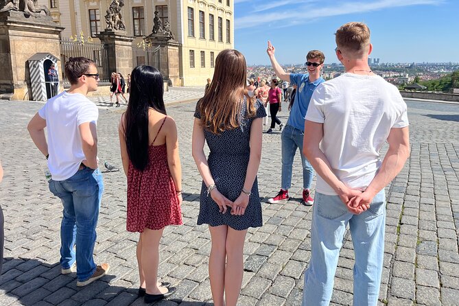 Prague Fat Tire E-Scooter Tour with A Local Guide - Prague Castle and Hradčany Square from the outside