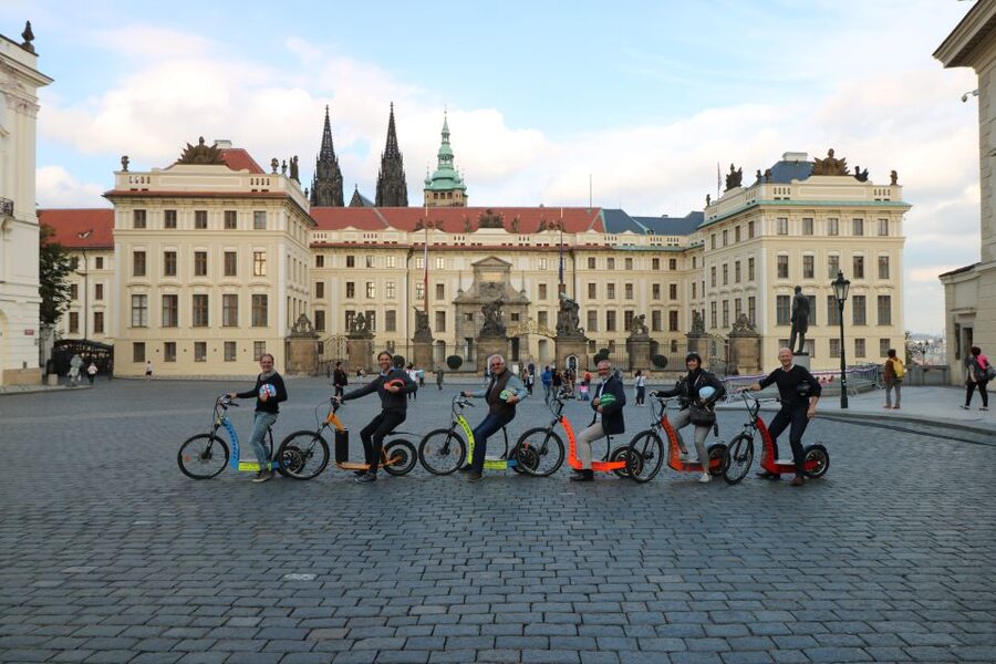 Prague: Grand e-Scooter Guided Tour - Letná Hill and Prague’s best wide view