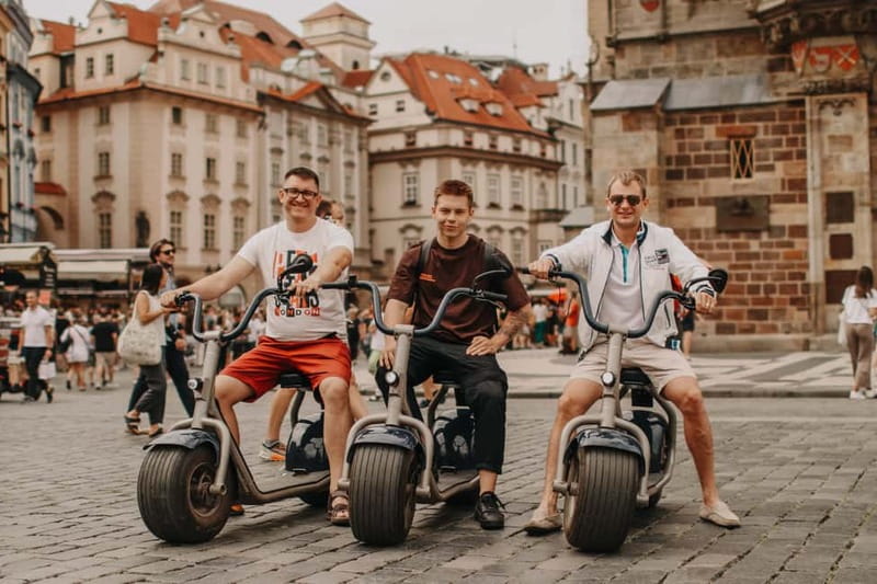 Prague: Guided Fat Tire e-Scooter Tour - Key points to know before booking