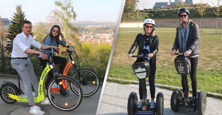 Prague: Half-Day Guided Tour by Segway and E-Scooter - Small Prague oddities along the river