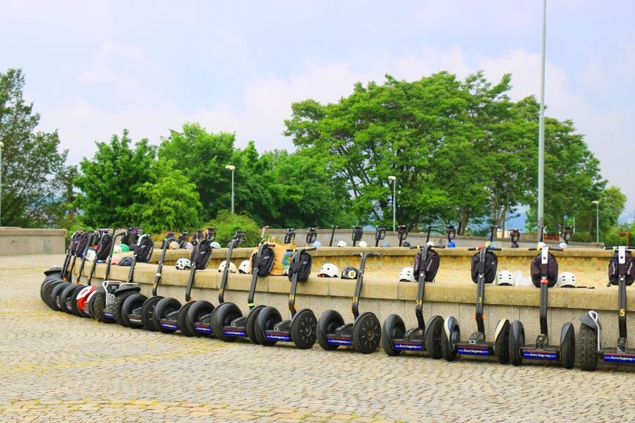 Prague: Half-Day Guided Tour by Segway and E-Scooter - Strahov Monastery and the beer stop