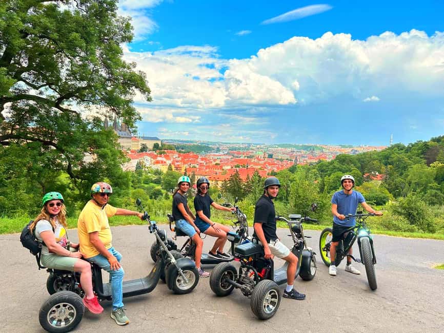 Prague: Heart of Prague Electric Tricycle Scooter Tour - Key points to know before booking