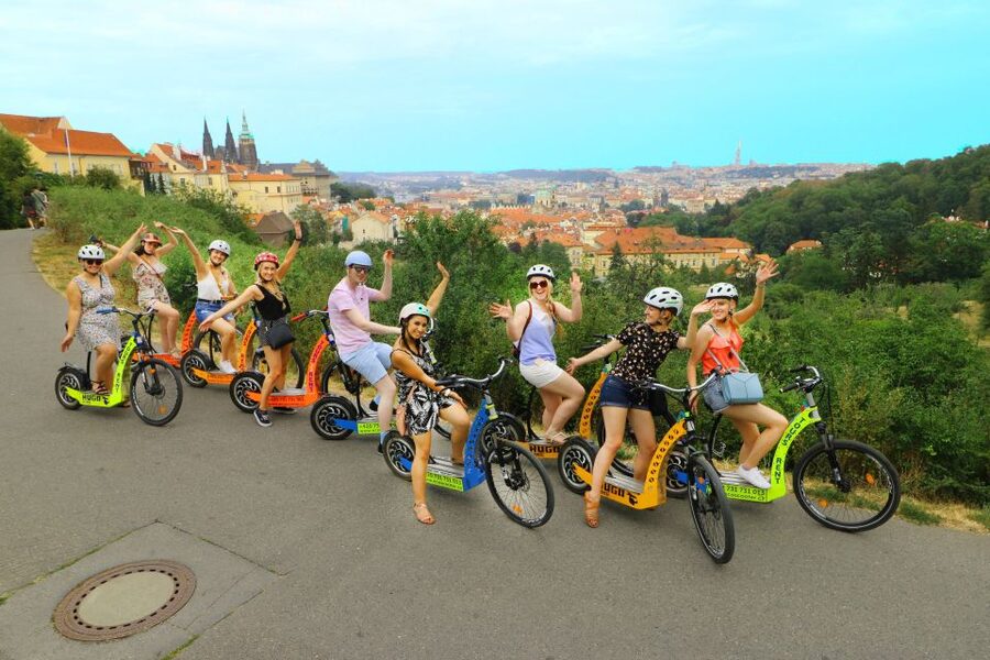 Prague: Highlights Tour on e-Scooter or eBike - Letna Hill and the giant metronome