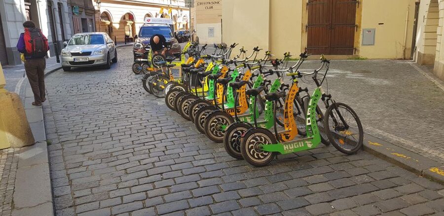 Prague: Highlights Tour on e-Scooter or eBike - Strahov Monastery and the highest viewpoint
