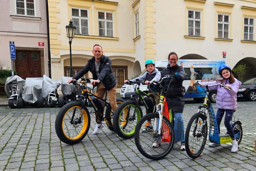 Prague Old Town: Guided Tour on eScooters - Estates Theatre and Wenceslas Square