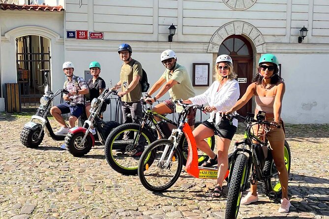 Prague Panoramic Views e-bike and e-Scooter guided Tour - The Metronome viewpoint