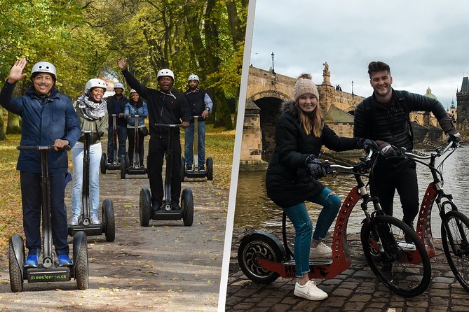 Prague Segway & E-Scooter Grand City Tour - Letná Park, the Metronome, and Prague from above