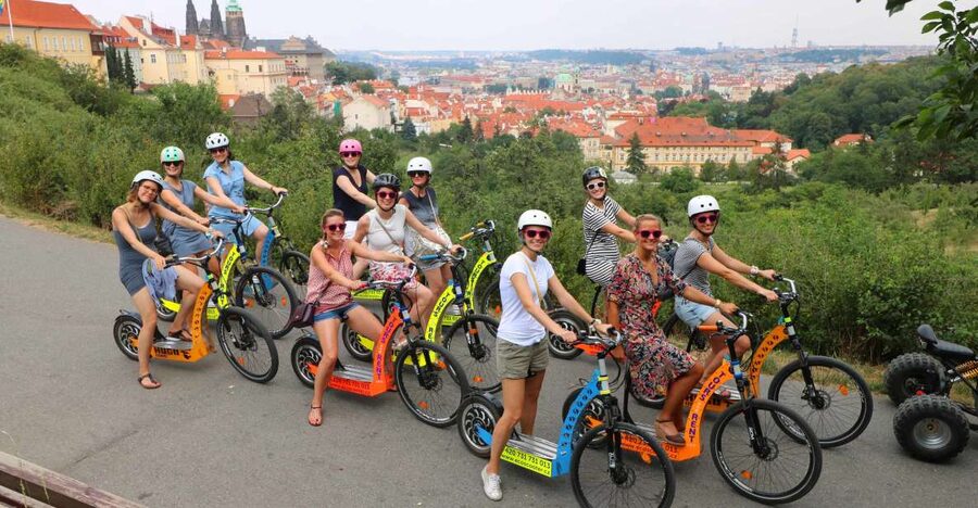 Prague: Tour by Electric Scooter or Cruiser eBike - Rudolfinum and Old Town’s main sights