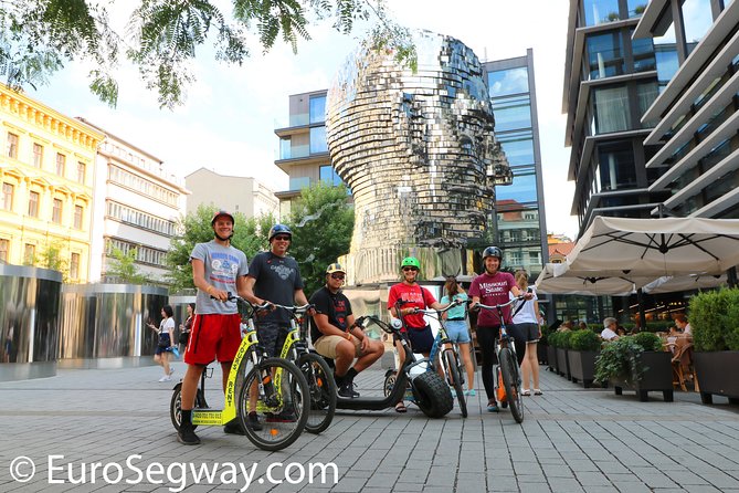 Prague Trike & e-Scooter Tour: Castle Viewpoints & Charles Bridge - Prague’s odd corners near the river