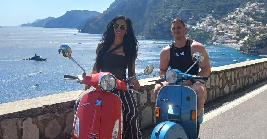 Private Amalfi Coast Tour by Vespa - Self driven option - Positano gives the tour its postcard opening