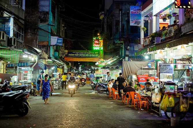 Private Vegan Food Tour By Scooter in Ho Chi Minh City - District 10, wholesale flowers, and local-market life