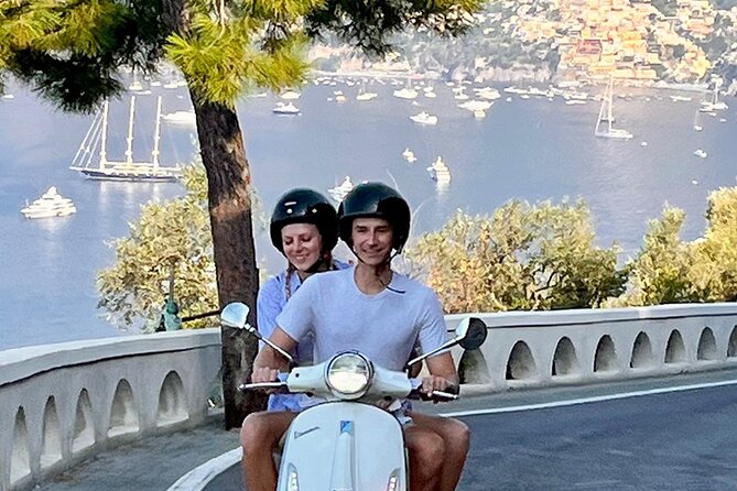 Private Vespa scooter Adventure on the Amalfi Coast - Ravello rises above the final stretch