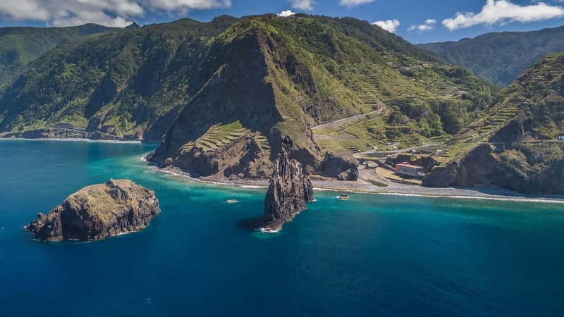 Private Vespa West Tour-Seixal,São Vicente,Porto Moniz(4hr) - Riding the cliff road from São Vicente to Seixal