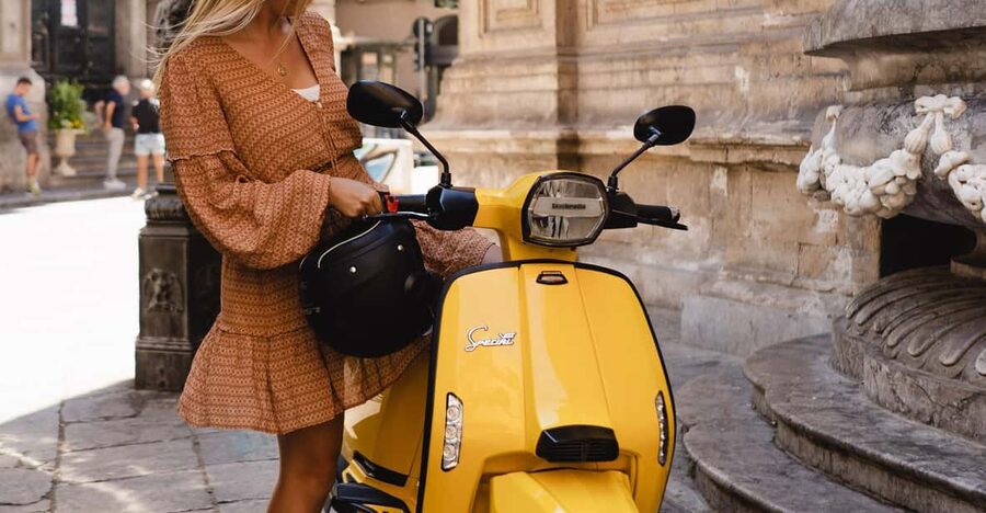 Rent beautiful iconic scooters and discover Sicily. - What a 125cc scooter means for your day