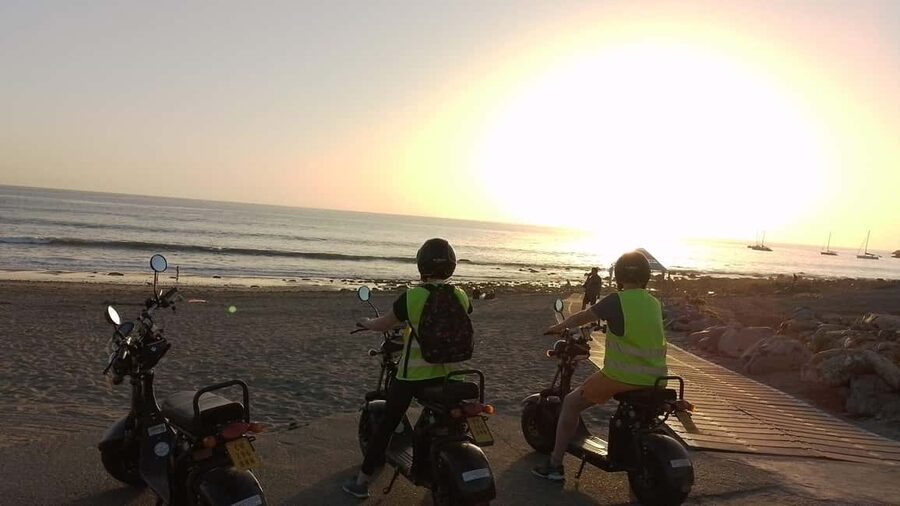 Rent e-Scooter 2 seat from 1 till 4 Hour: Explore Maspalomas - Meloneras promenade and sea views
