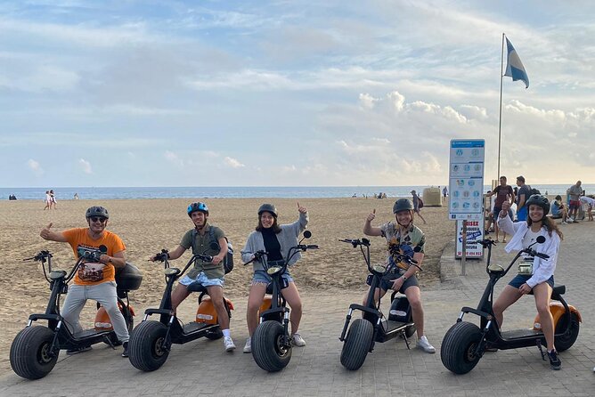 Rent e-Scooter 2 seater from 1 untill 4 Hour : Explore Maspalomas - Botanical Park and Punta Mujeres
