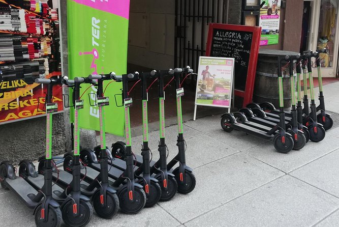 Rent Electric Scooter - Starting near Prešeren Square