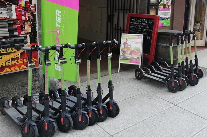 Rent Electric Scooter - The charger makes longer rentals more practical