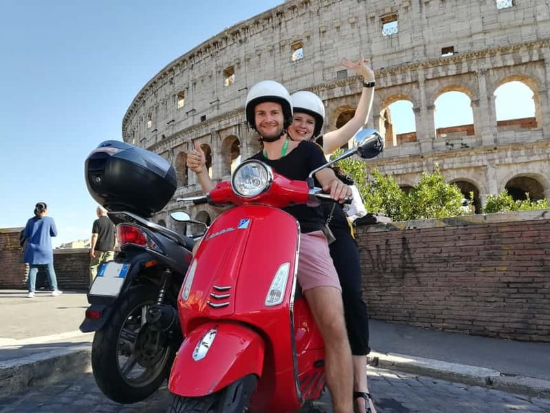 Rome: 125cc Vespa Primavera 24-, 48-, or 72-Hour Rental - Riding to the Colosseum and Roman Forum