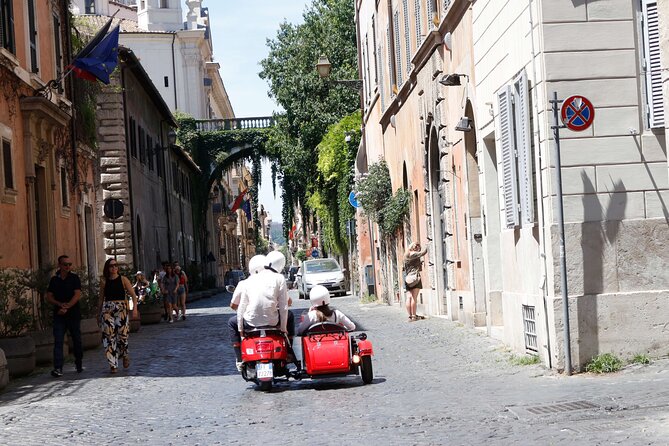 Rome 3 hours Vespa Sidecar Private Tour with Gelato - Trevi Fountain gets the longest stop