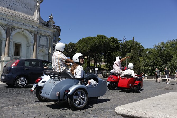 Rome 3 hours Vespa Sidecar Private Tour with Gelato - Centro Storico and the gelato break