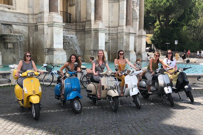 Rome by Vespa: Classic Rome Tour with Pick up - Campo de’ Fiori and the final ride
