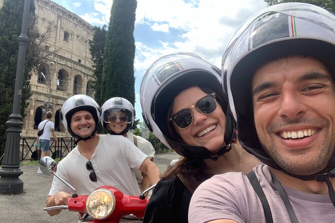 Rome by Vespa – Vespa Tour with Local Guide Francesco - The Colosseum from the street