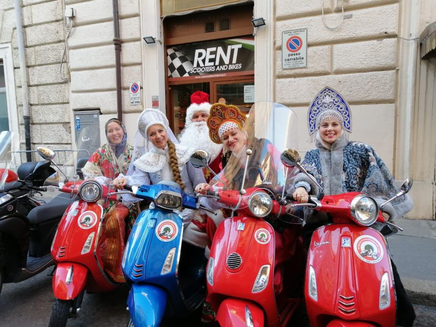 Rome: City Highlights Vespa Tour with Driver - Panoramic views from a moving city tour