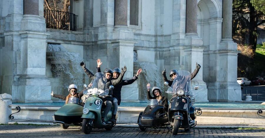 Rome: Day and Night Private Vespa Tour with Hotel Pickup - The Colosseum: A Photo Stop, Not an Interior Visit