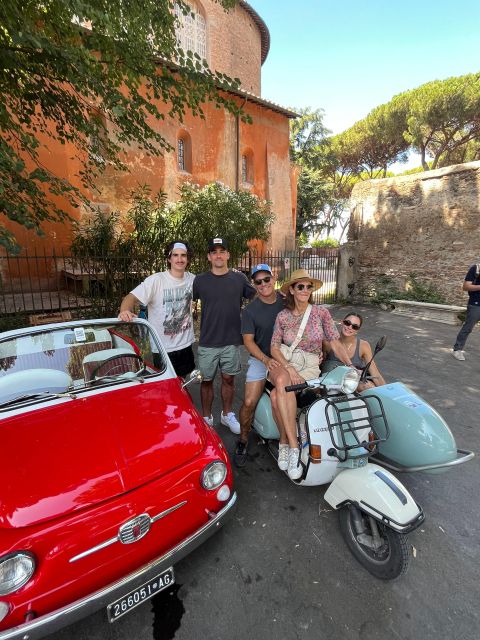 Rome: Evening Fiat 500 and Vespa Prosecco Tour - Key things to know before booking