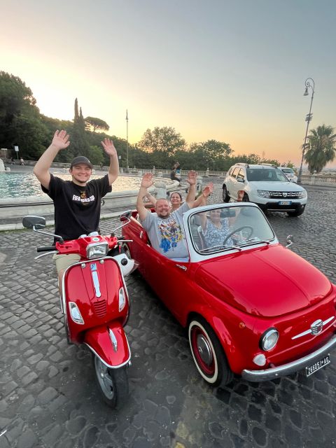 Rome: Evening Fiat 500 and Vespa Prosecco Tour - What the two-hour timing really means