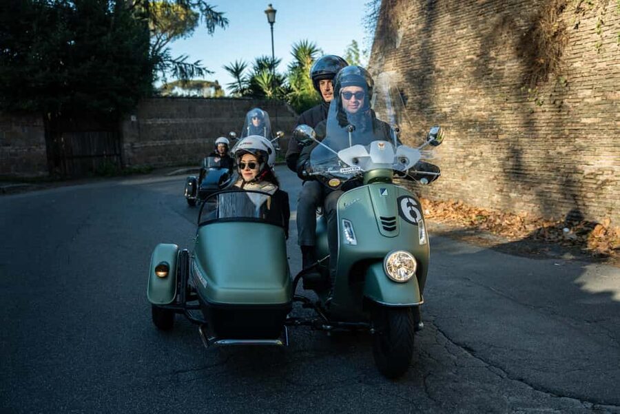 Rome: Evening Vespa Sidecar City Tour - Meeting at Palazzo Cancelleria