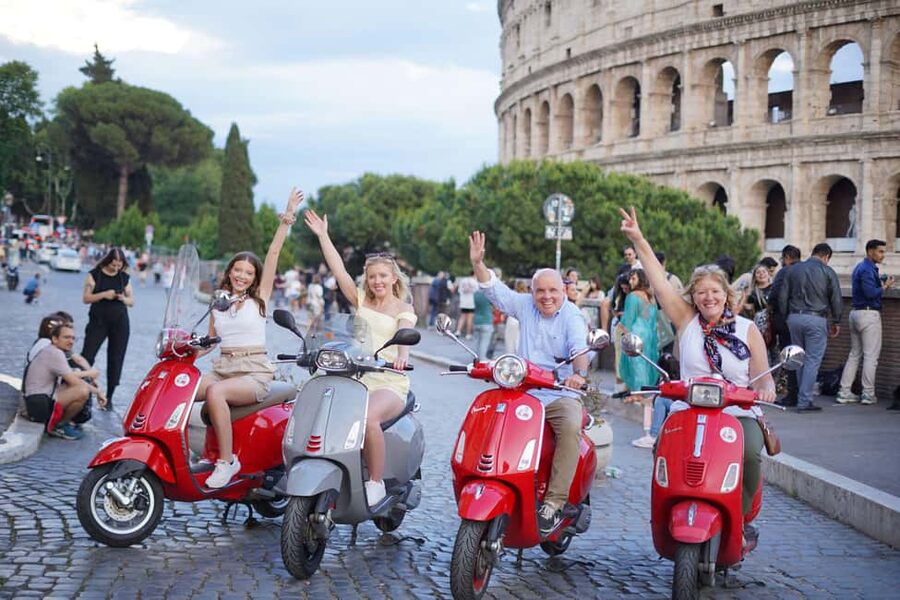 Rome: Guided Vespa Experience with Professional Photoshoot - Guide quality and language choice