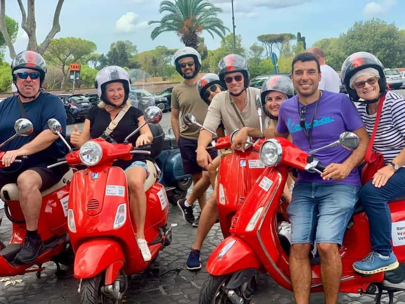 Rome: Guided Vespa Tour with Self-Drive or as a Passenger - The Colosseum and Quirinal Hill