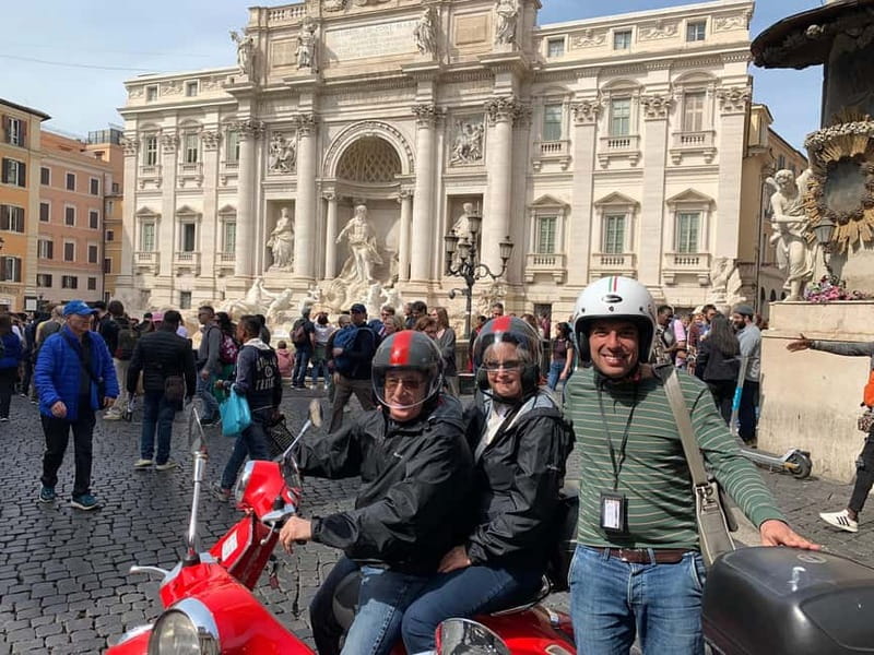 Rome: Guided Vespa Tour with Self-Drive or as a Passenger - Trevi Fountain and the Spanish Steps