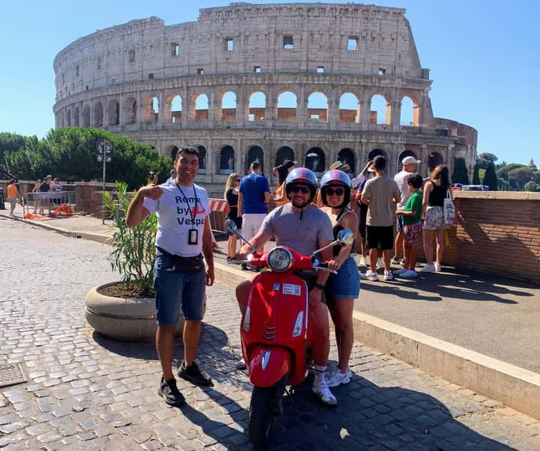Rome: Guided Vespa Tour with Self-Drive or as a Passenger - Guide quality, safety, and group size