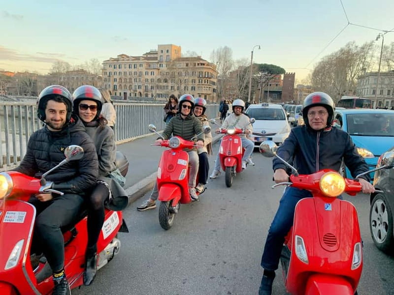 Rome: Guided Vespa Tour with Self-Drive or as a Passenger - Starting in Monti near the Colosseum
